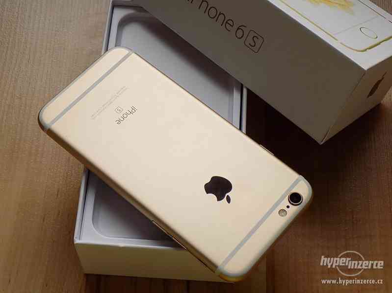 APPLE iPhone 6S 64GB Gold - ZÁRUKA - KOMPLET - SUPER STAV - foto 7