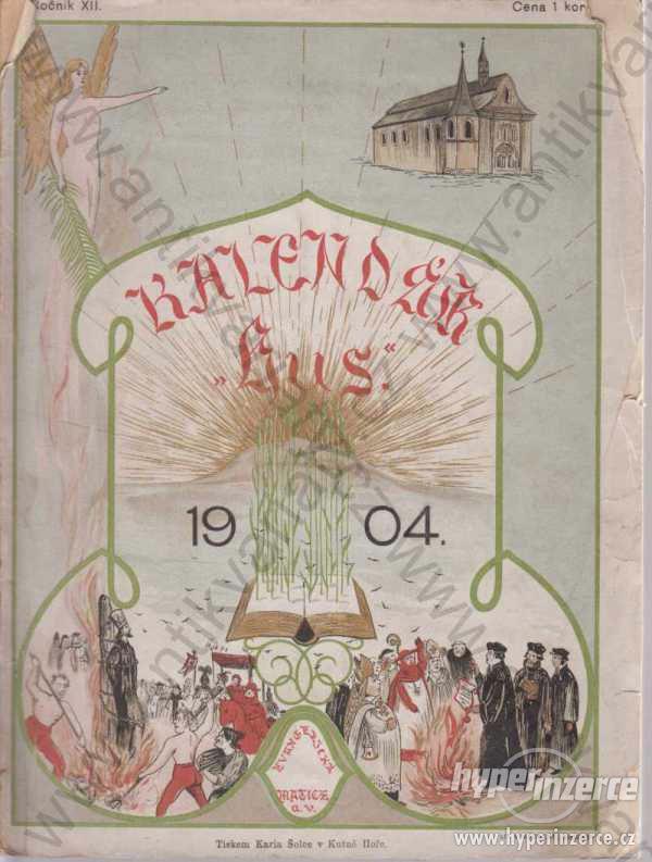 Kalendář Hus pro evanjelický lid na přestupný 1904 - foto 1