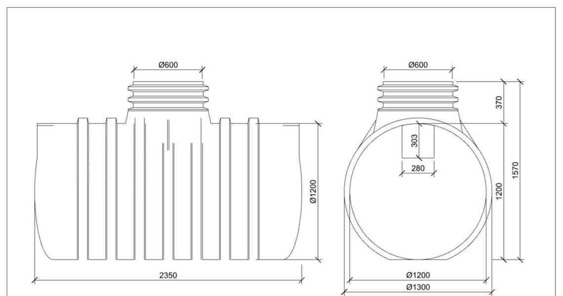 NÁDRŽ SEPTIK 2,35m3   17.000,- Kč PROSTĚJOV mob: 731 855 194 - foto 10