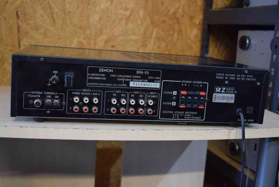 DENON DRA-55 VÝBORNÝ STEREO RECEIVER !! - foto 6