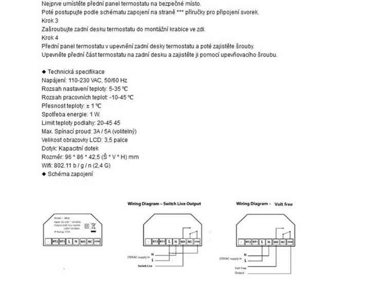 Obyč. Termostat i wifi,rego i do telefonu - foto 2