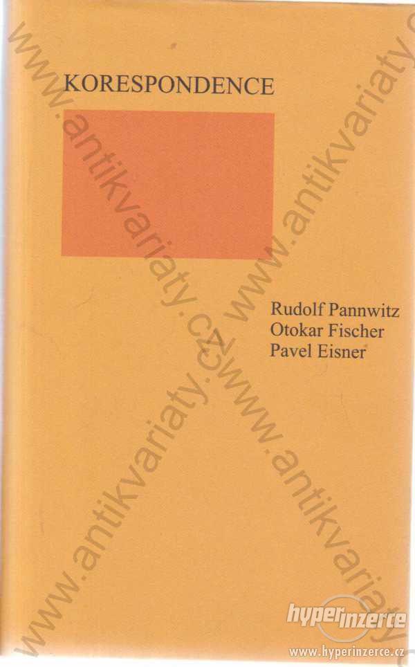 Korepondence Pannwitz, Fischer, Eisner 2002 - foto 1