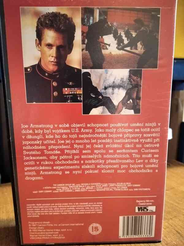 VHS American Ninja 2 / Top stav Michael Dudikoff - foto 6