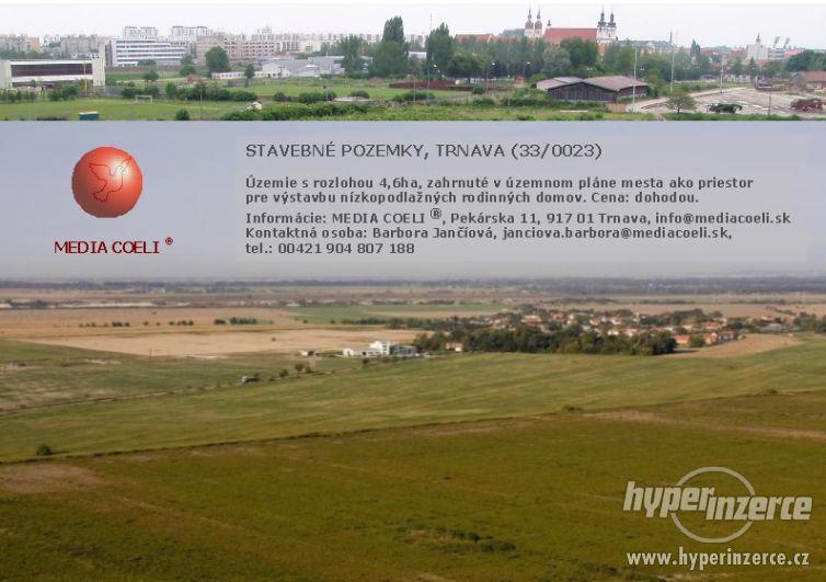 STAVEBNÉ POZEMKY, TRNAVA (33/0023) - foto 1