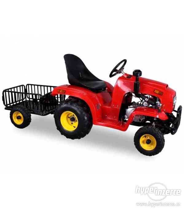 Dětská čtyřkolka traktor 110cc nový zabalený pošlu - foto 12
