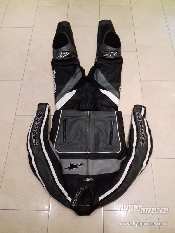 Alpinestars-Triumph-Pánská kožená moto kombinéza-dvoudílná - foto 3
