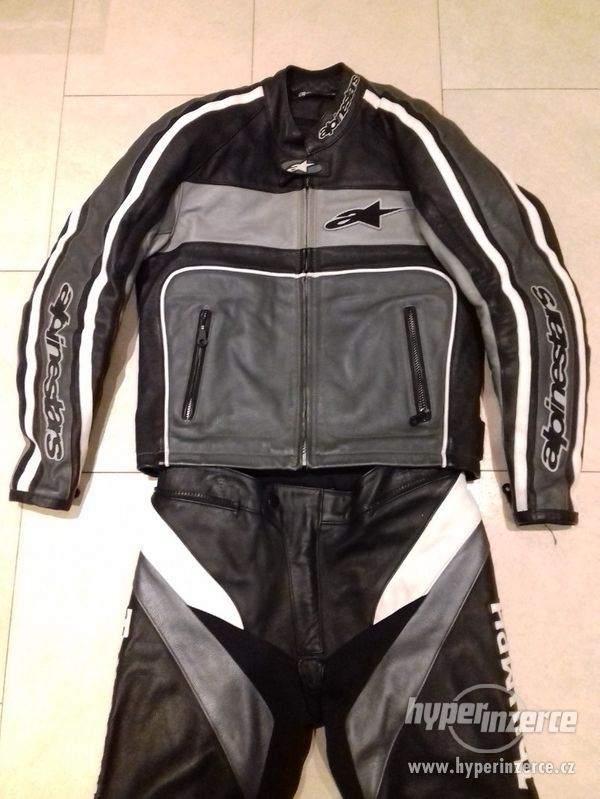 Alpinestars-Triumph-Pánská kožená moto kombinéza-dvoudílná - foto 9
