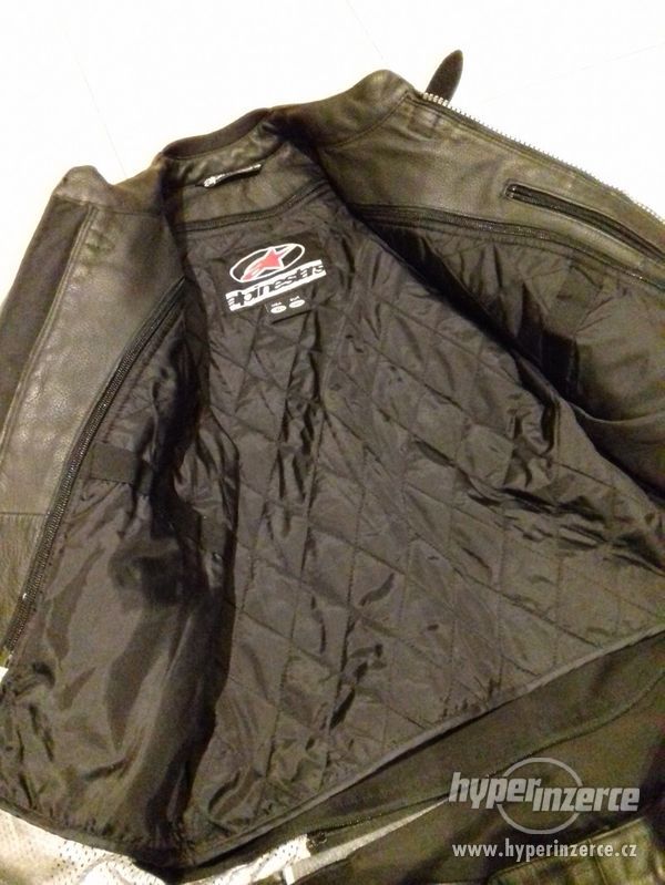 Alpinestars-Triumph-Pánská kožená moto kombinéza-dvoudílná - foto 11