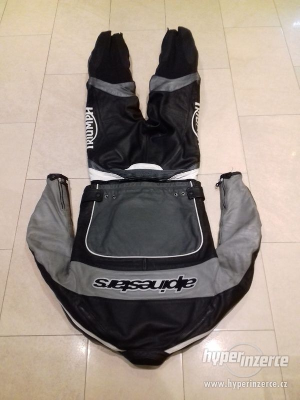 Alpinestars-Triumph-Pánská kožená moto kombinéza-dvoudílná - foto 14