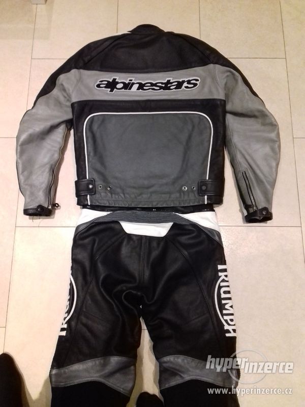 Alpinestars-Triumph-Pánská kožená moto kombinéza-dvoudílná - foto 19