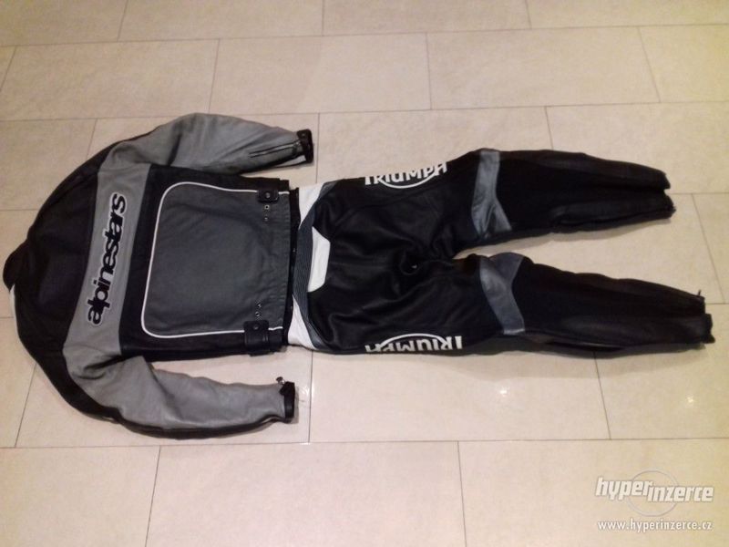 Alpinestars-Triumph-Pánská kožená moto kombinéza-dvoudílná - foto 13