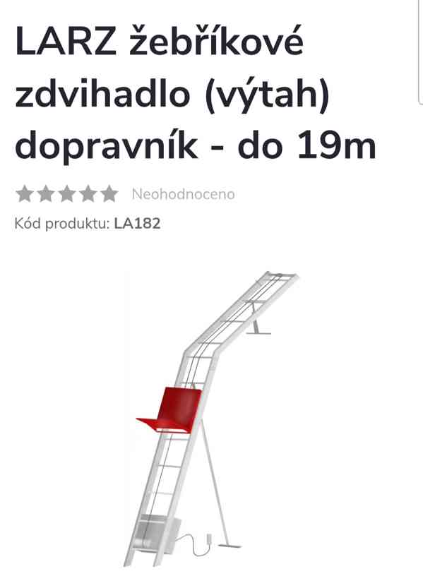 Stavební výtah - foto 1