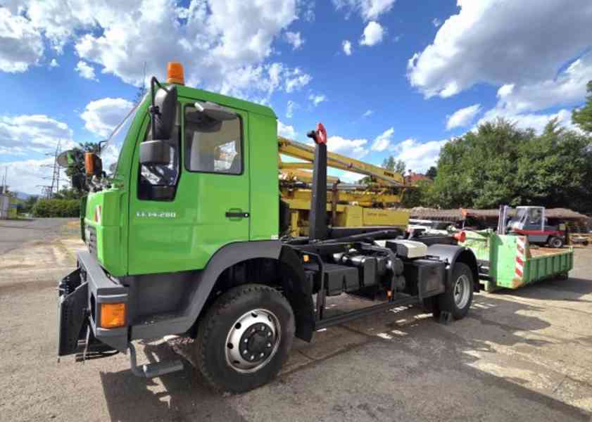 4x4 MAN hák 14.5t komunál 3-vývody kontejner