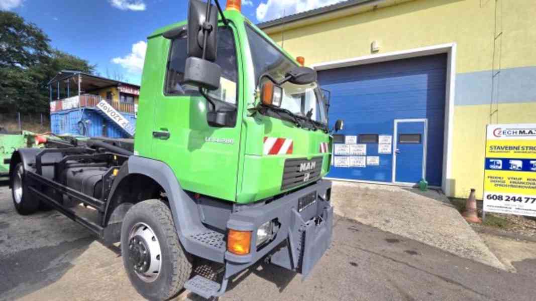 4x4 MAN hák 14.5t komunál 3-vývody kontejner - foto 3