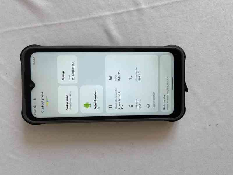 Ulefone Power Armor 14 Pro 128GB odolný telefon - foto 2