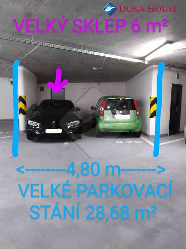 Prodej 2 garážových stání + sklep v novostavbě, Praha - Stodůlky. - foto 6