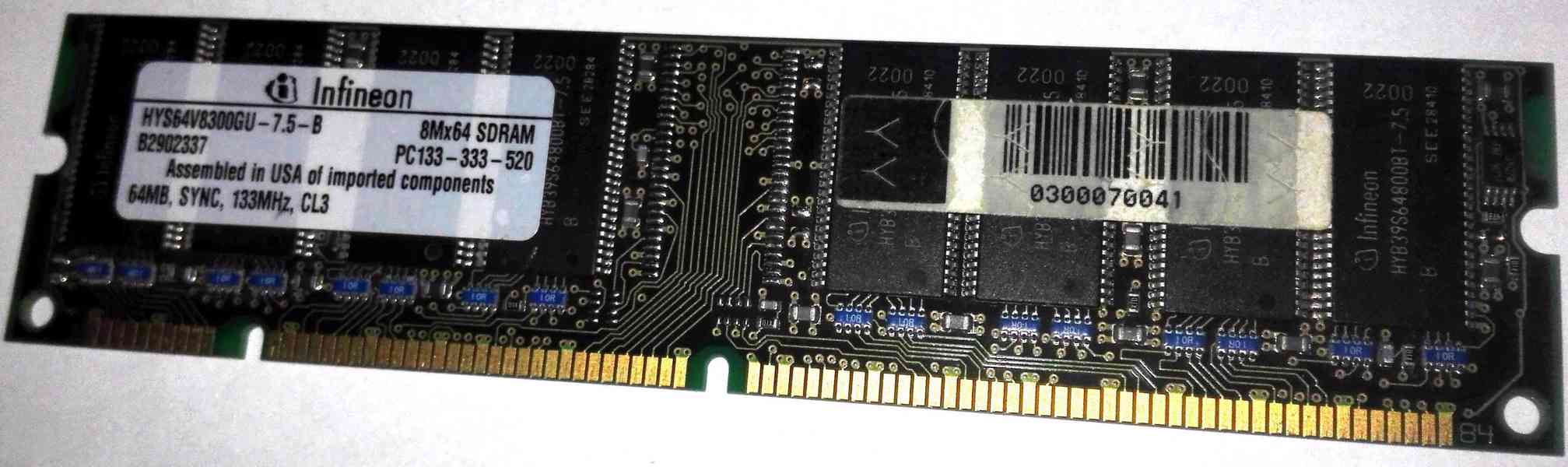 Paměť RAM do PC SDRAM PC133 - foto 1