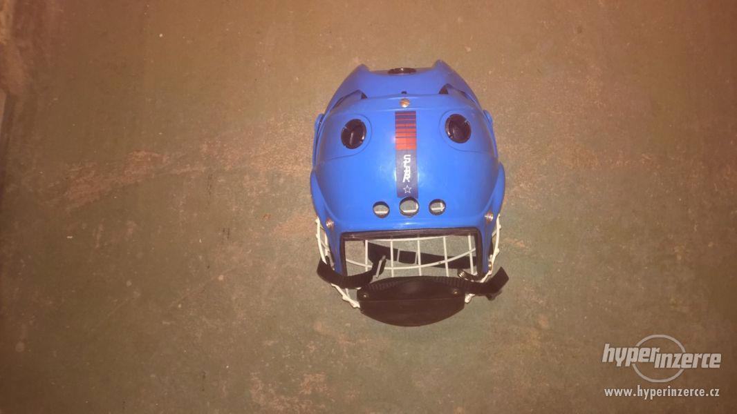 Dětská hokejová helma s košíkem - foto 4