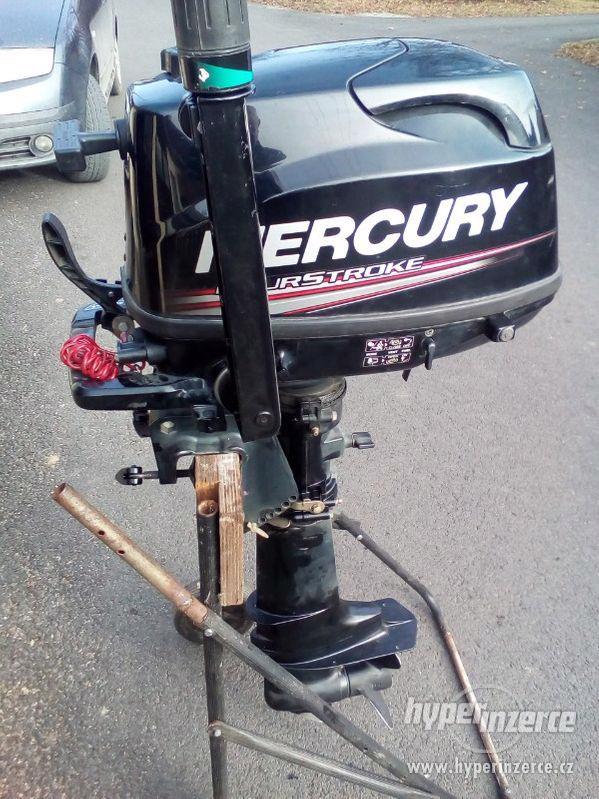 prodam lodni Mercury 5hp kratka noha - foto 1