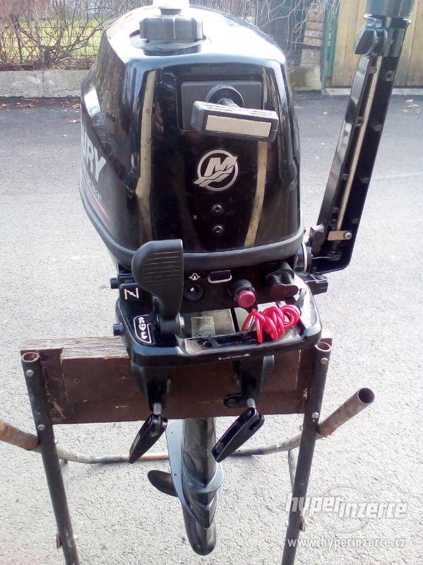 prodam lodni Mercury 5hp kratka noha - foto 2