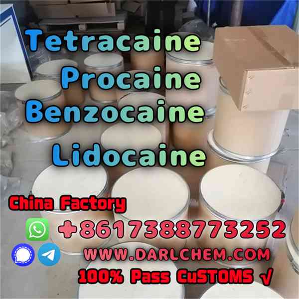 Lidocaine Benzocaine Procaine raw Powder 137-58-6 Factory - foto 4