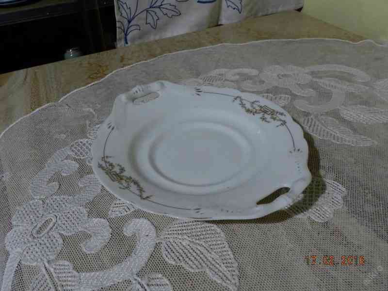 Krásný velmi starý talíř tác podnos 19 stol. - foto 2
