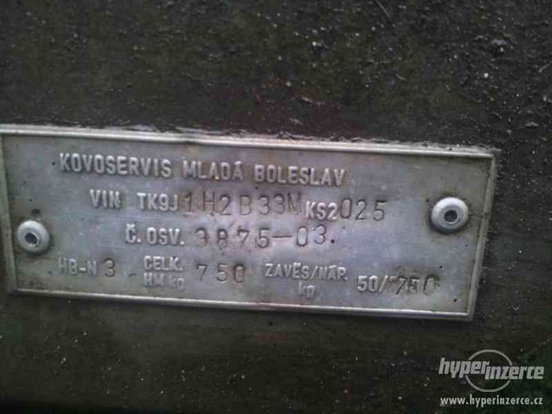 Přívěsný vozík, plato, 220x400 po generálce.Platí do smazání - foto 4