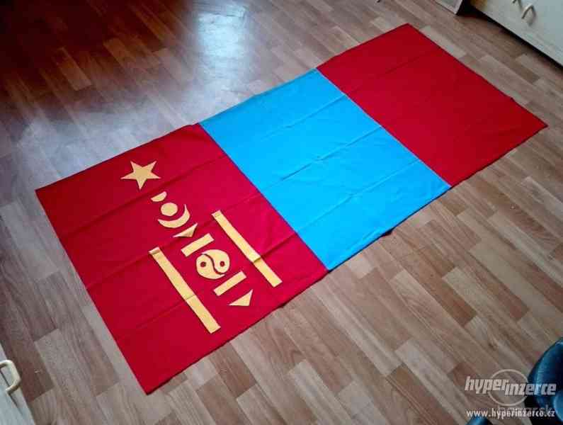 Vlajka Mongolsko veľká 72x 162 cm - foto 2