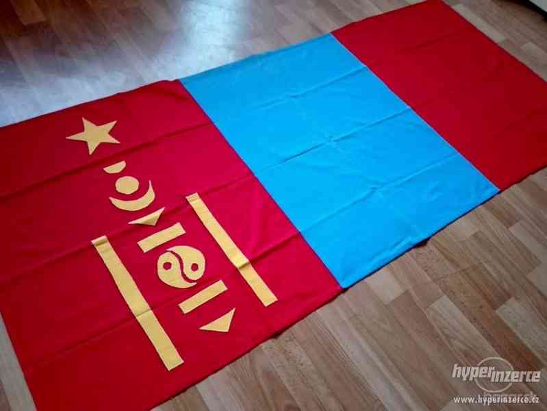 Vlajka Mongolsko veľká 72x 162 cm - foto 3