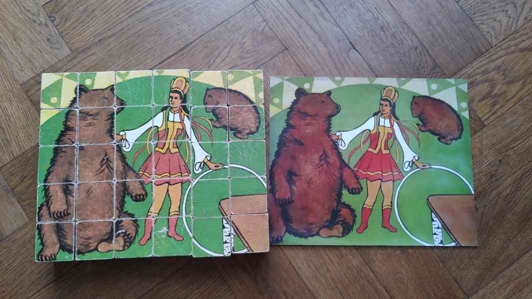 Staré dětské kostky Cirkus, 70. léta - foto 12