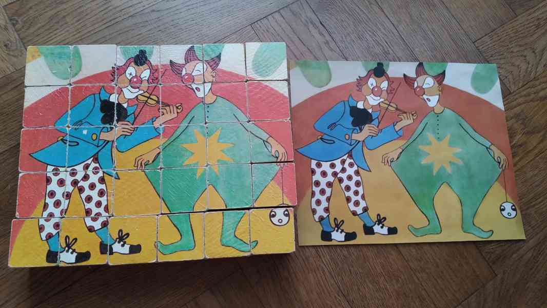 Staré dětské kostky Cirkus, 70. léta - foto 8