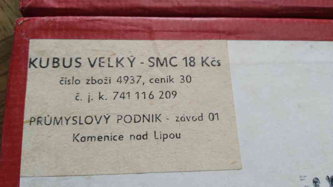 Staré dětské kostky Cirkus, 70. léta - foto 6