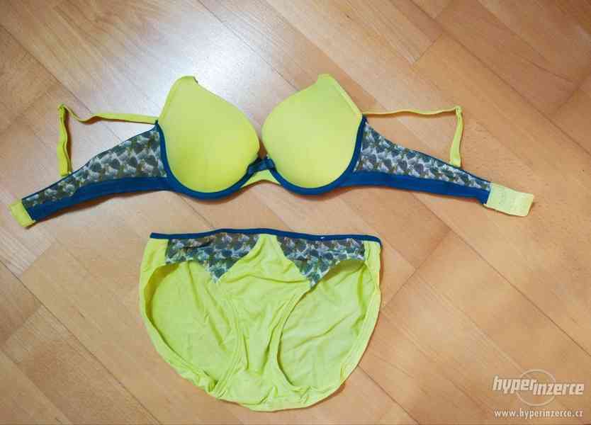 Souprava spodního prádla - zelenkavá - foto 1