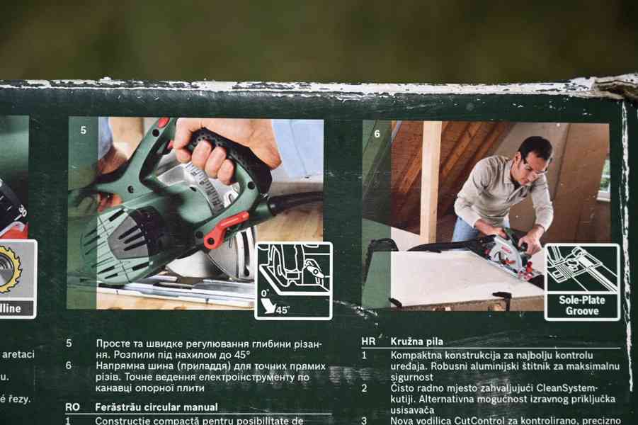 Okružní pila Bosch PKS 55 A + kotouč - foto 8