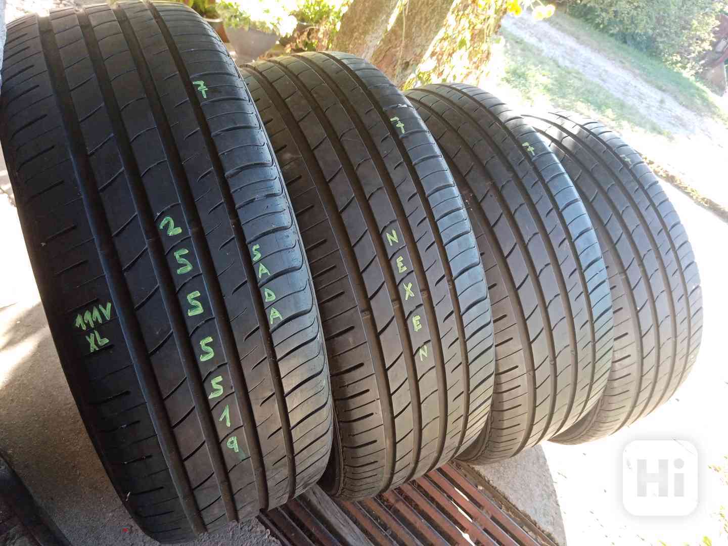 Letní pneu 4kusy 255/55/19 vzorek 95% NEXEN - dobírka možná - foto 1