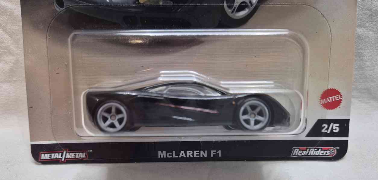 autíčko Hot Wheels, Mattel, McLaren F1, černé - foto 2