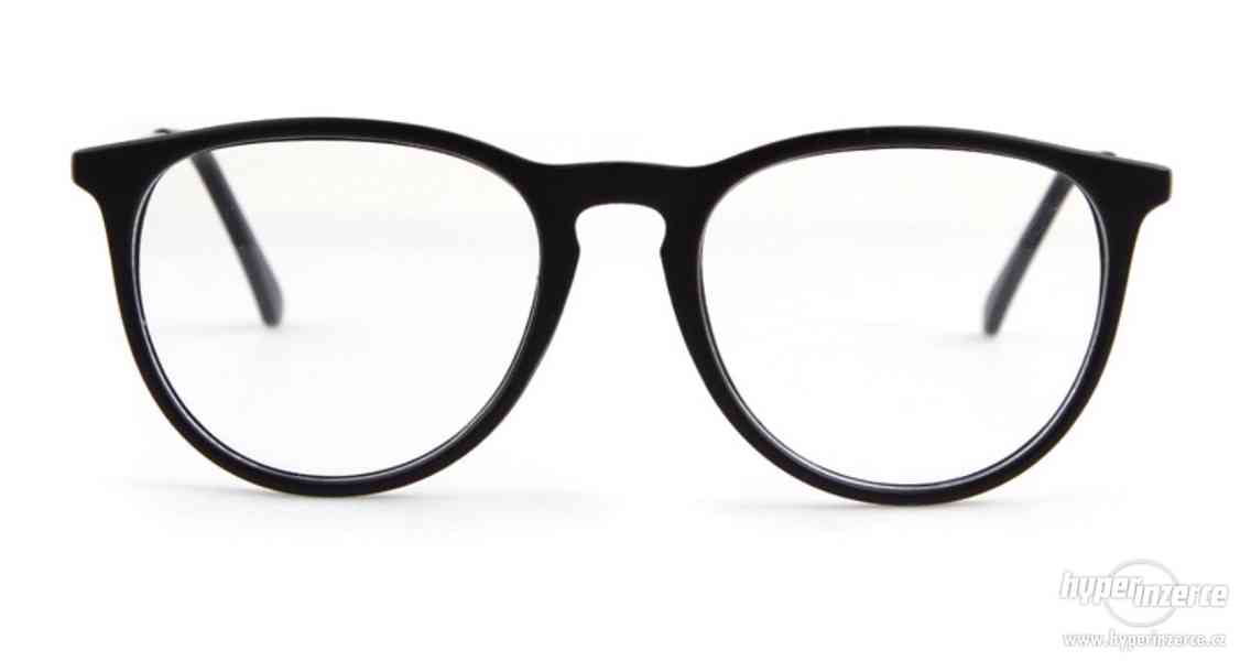 Elegantní módní RETRO brýle bez dioptrií - obruby - foto 3