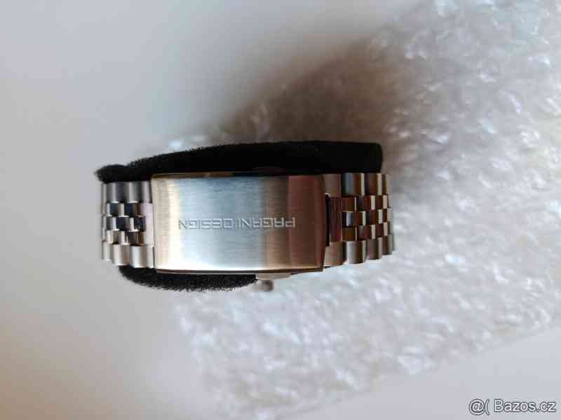 Pagani Design PD-1812.Nové,100m,safír,automat Seiko.Černé. - foto 2