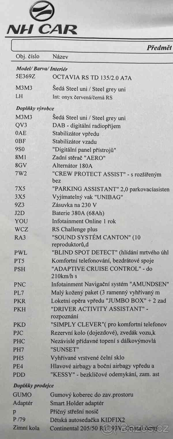 Škoda Octavia 2,0   RS TDI 4x4 DSG - foto 8