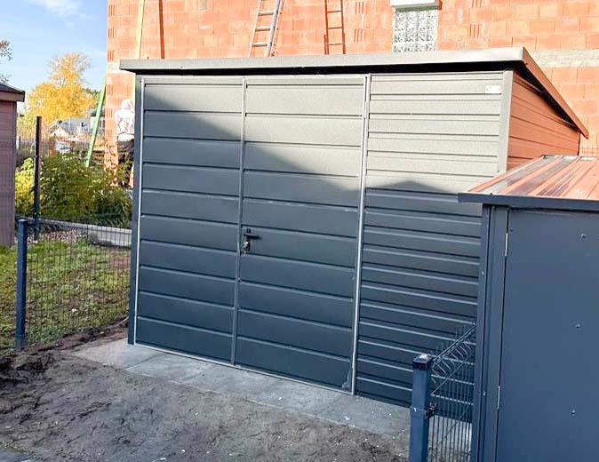 Zahradní domek 3m x 2m - spád dozadu -  antracit  TS516  - foto 3
