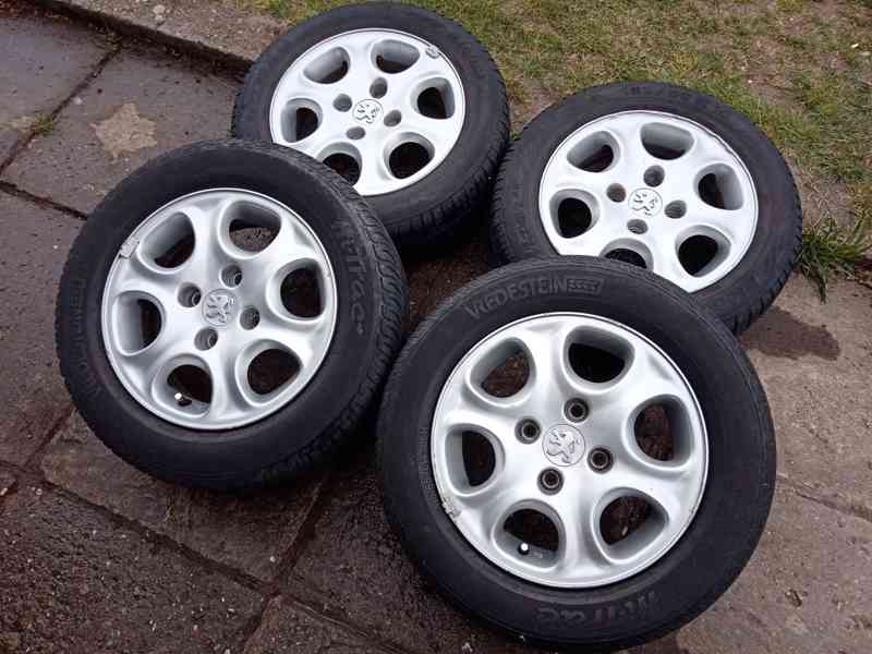 Obutá Alu kola 14ky 4x108 PEUGEOT CITROEN - dobírka možná - foto 5