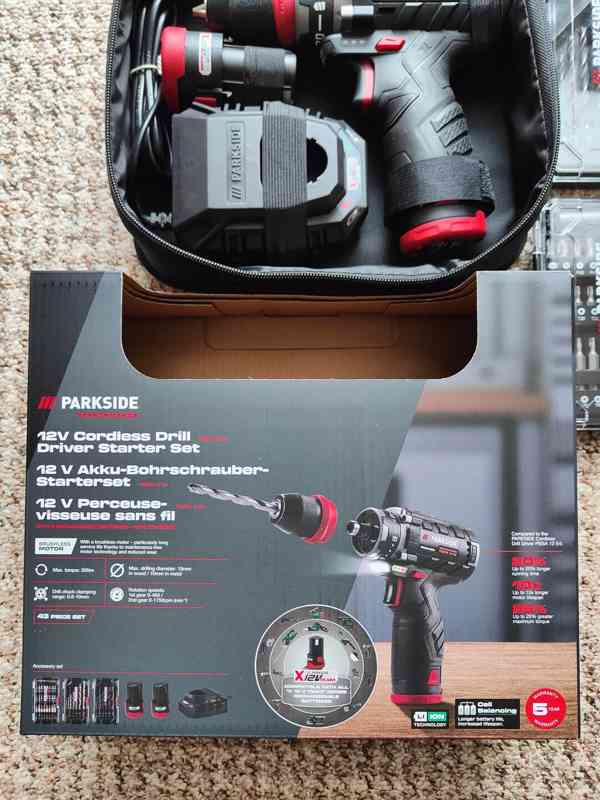 Aku šroubovák Parkside včetně příslušenství, 5 let záruka!  - foto 3
