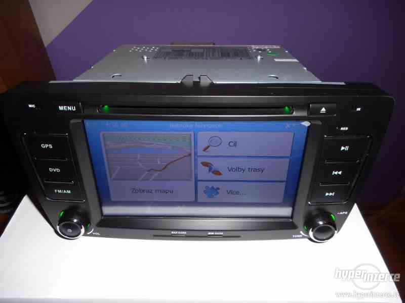 2DIN Autoradio/GPS/WIFI/BT/USB/SD/DVD/TV/Škoda Autoradio - foto 8