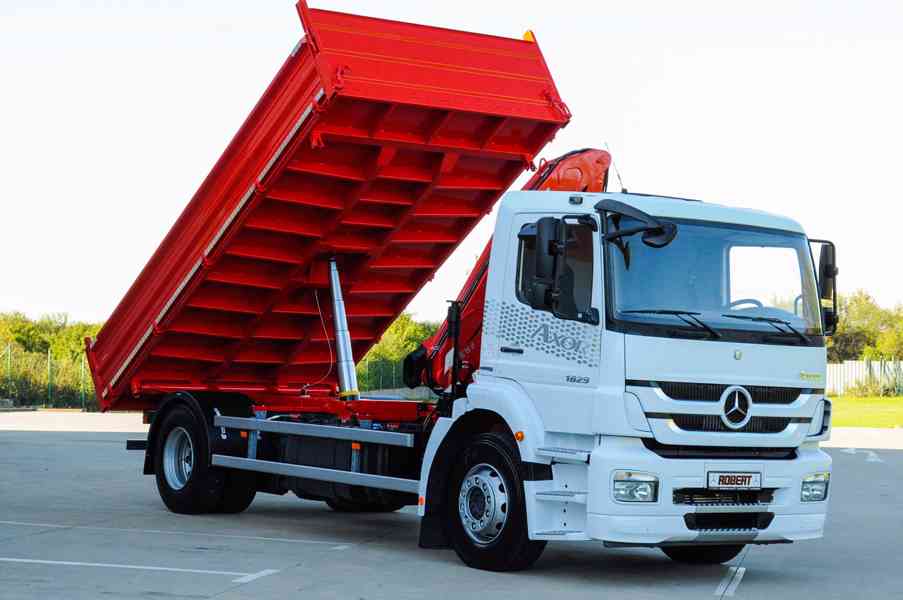 MERCEDES AXOR 1829 TŘÍSTRANNÝ SKLÁPĚČ HYDRAULICKÁ RUKA EU-5 - foto 95