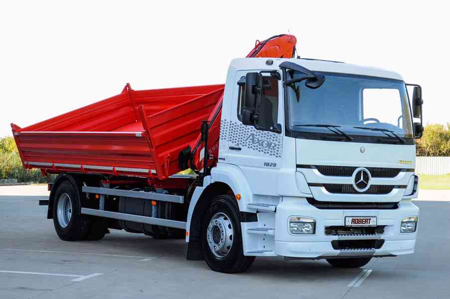 MERCEDES AXOR 1829 TŘÍSTRANNÝ SKLÁPĚČ HYDRAULICKÁ RUKA EU-5 - foto 102