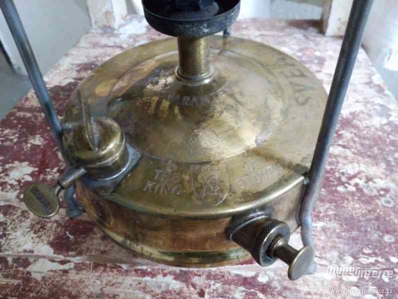 Starožitný benzínový vařič Svea - foto 2