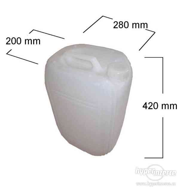 plastový kanystr 20L bílý i na pitnou vodu - foto 1