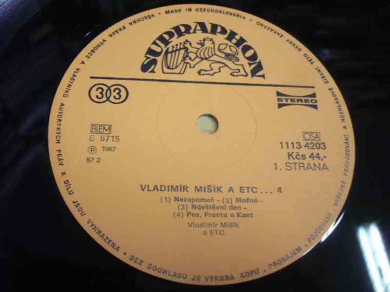 Vladimír Mišík, Etc… – Etc…4   (LP) - foto 3