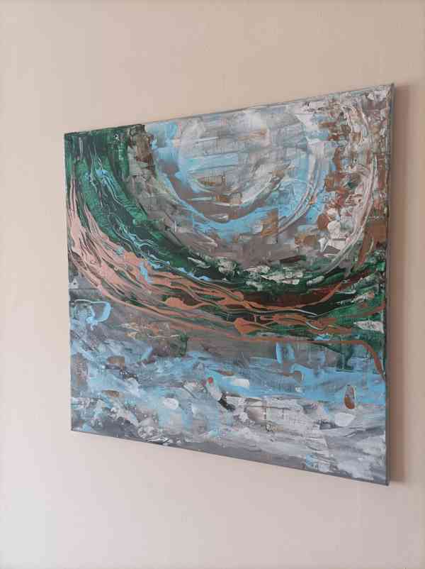 Obraz 50x50, abstrakce  - foto 6