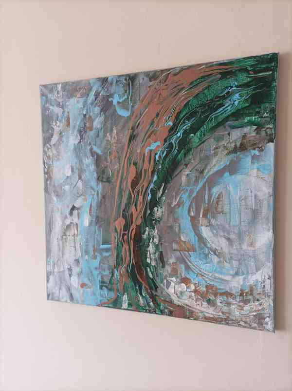 Obraz 50x50, abstrakce  - foto 7